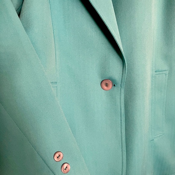 Drapers and Damons Turquoise Pantsuit - Picture 2 of 8